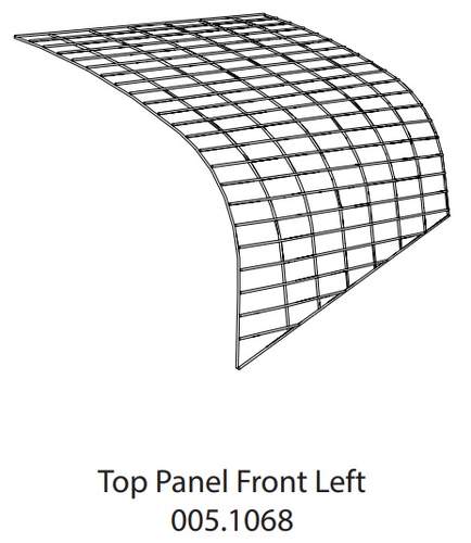 øverste panel foran venstre