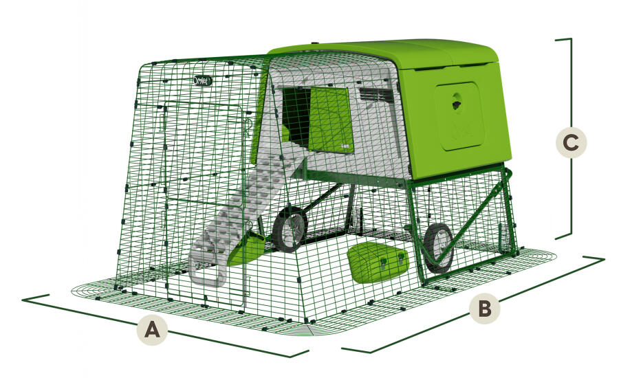 Eglu Cube dimensioner